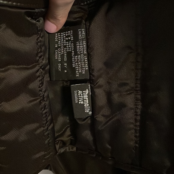 Mens Kenneth Cole Leather Jacket Size Large - Picture 6 of 11